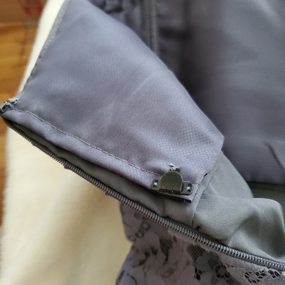 Gorgeous Graphite Strapless Dress - Picture 14 of 16